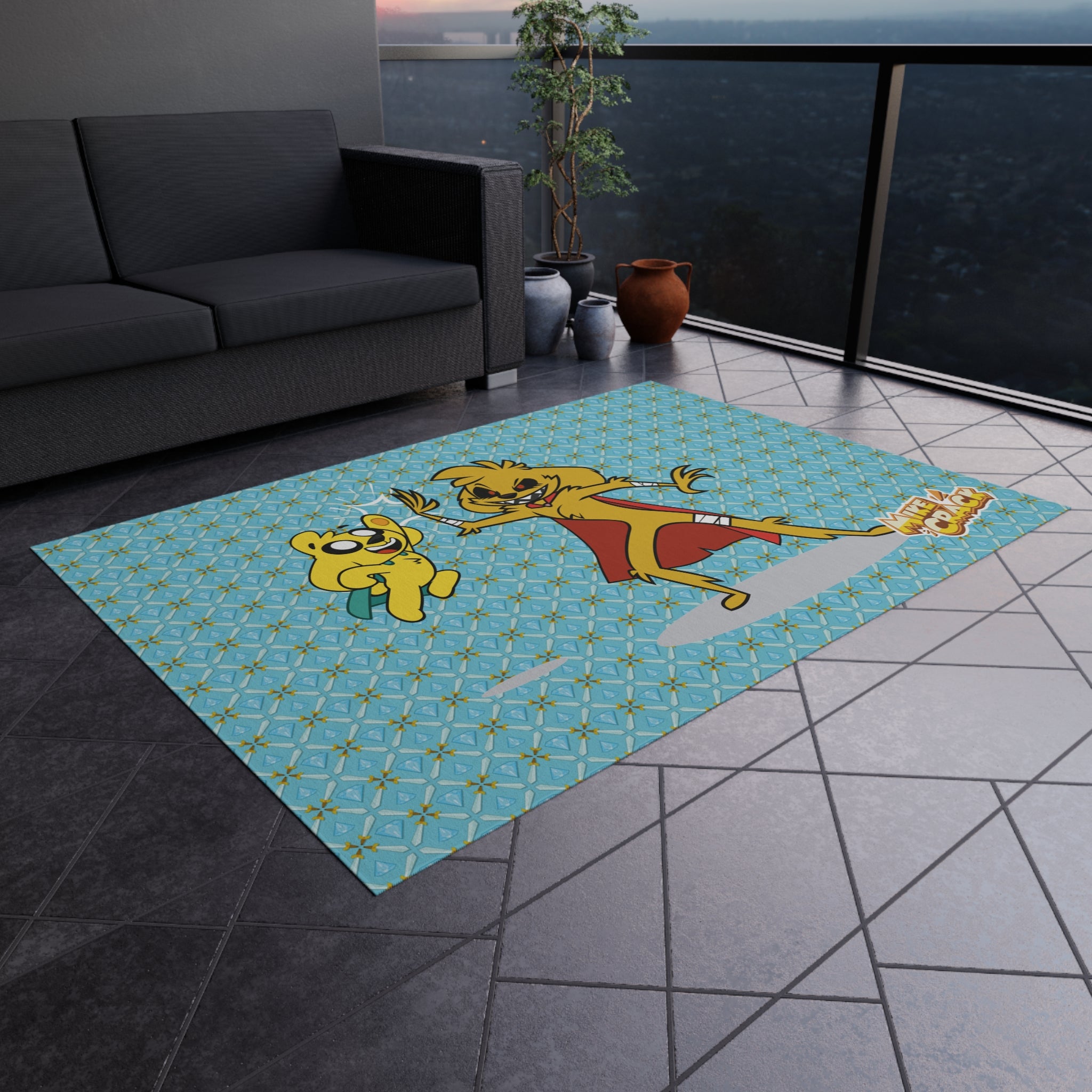 Mikecrack Outdoor Rug