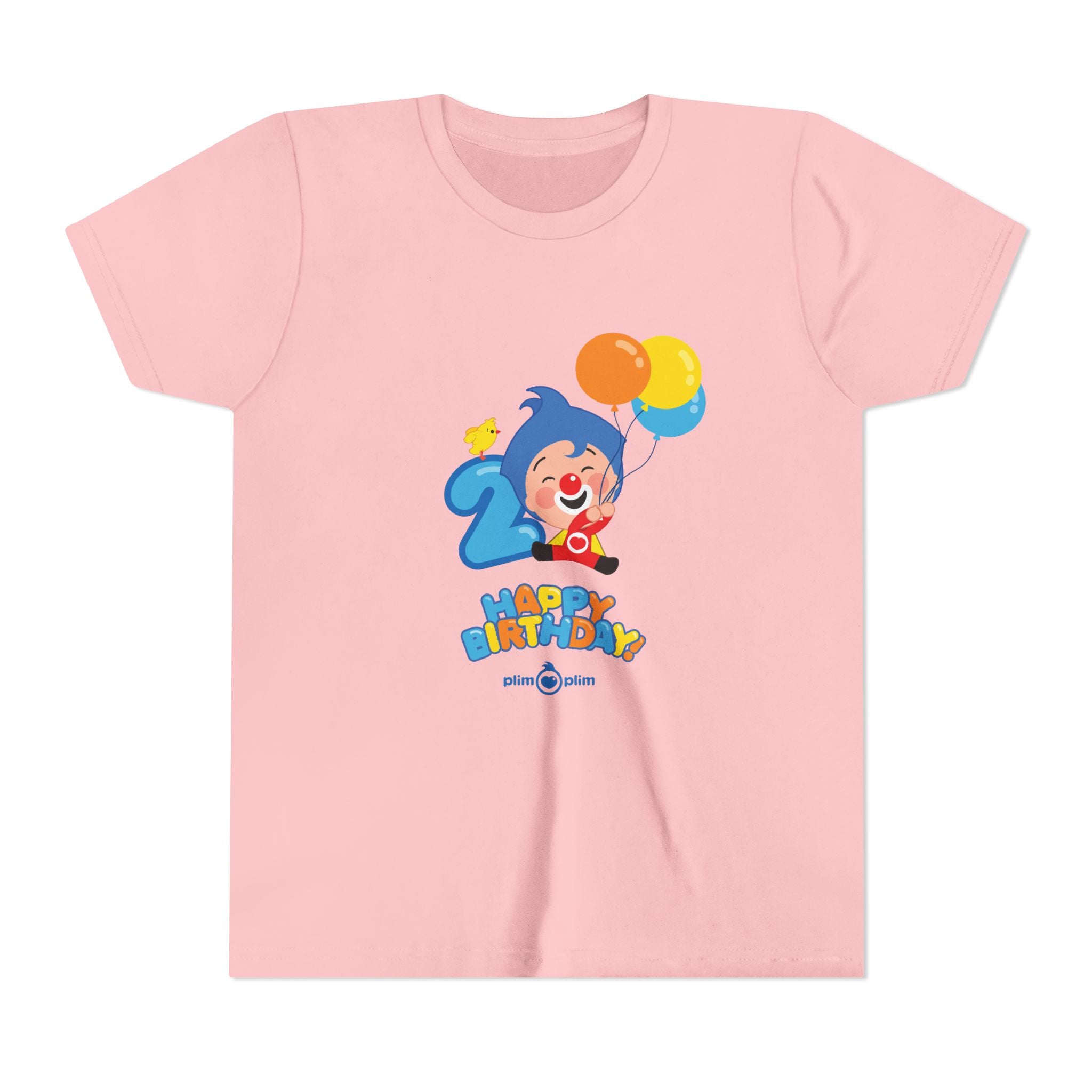 Plim Plim Camiseta Juvenil de Manga Corta Cumple 2