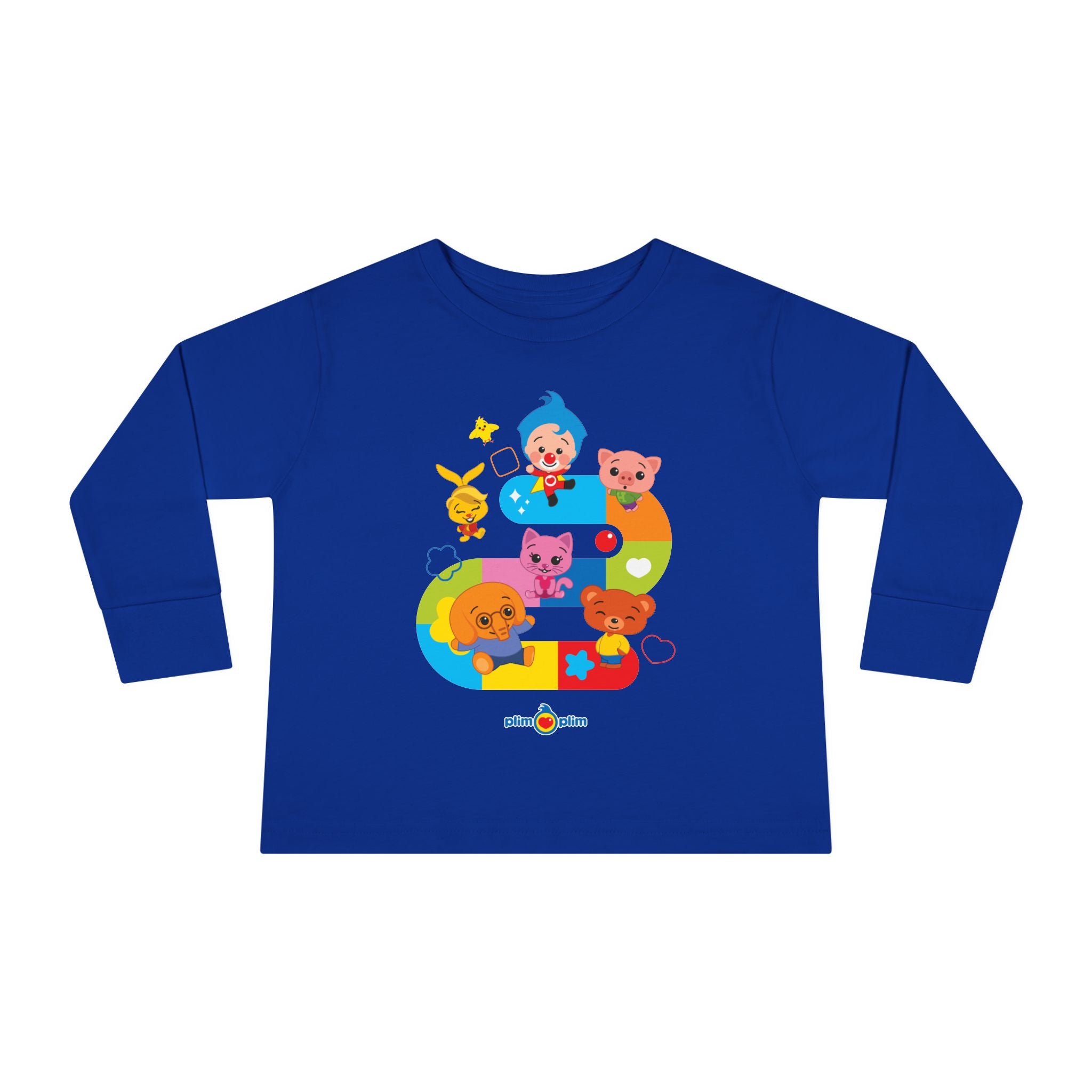 Plim Plim Camiseta Manga Larga de Niños Juego