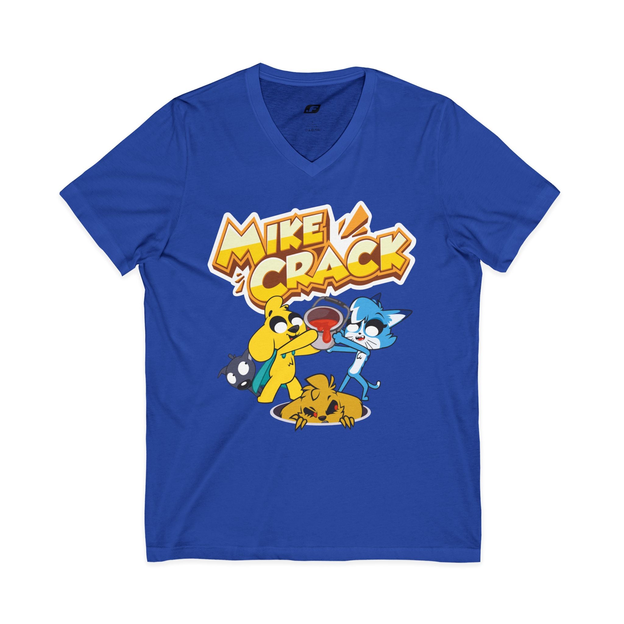 Camiseta unisex con cuello en V Mikecrack