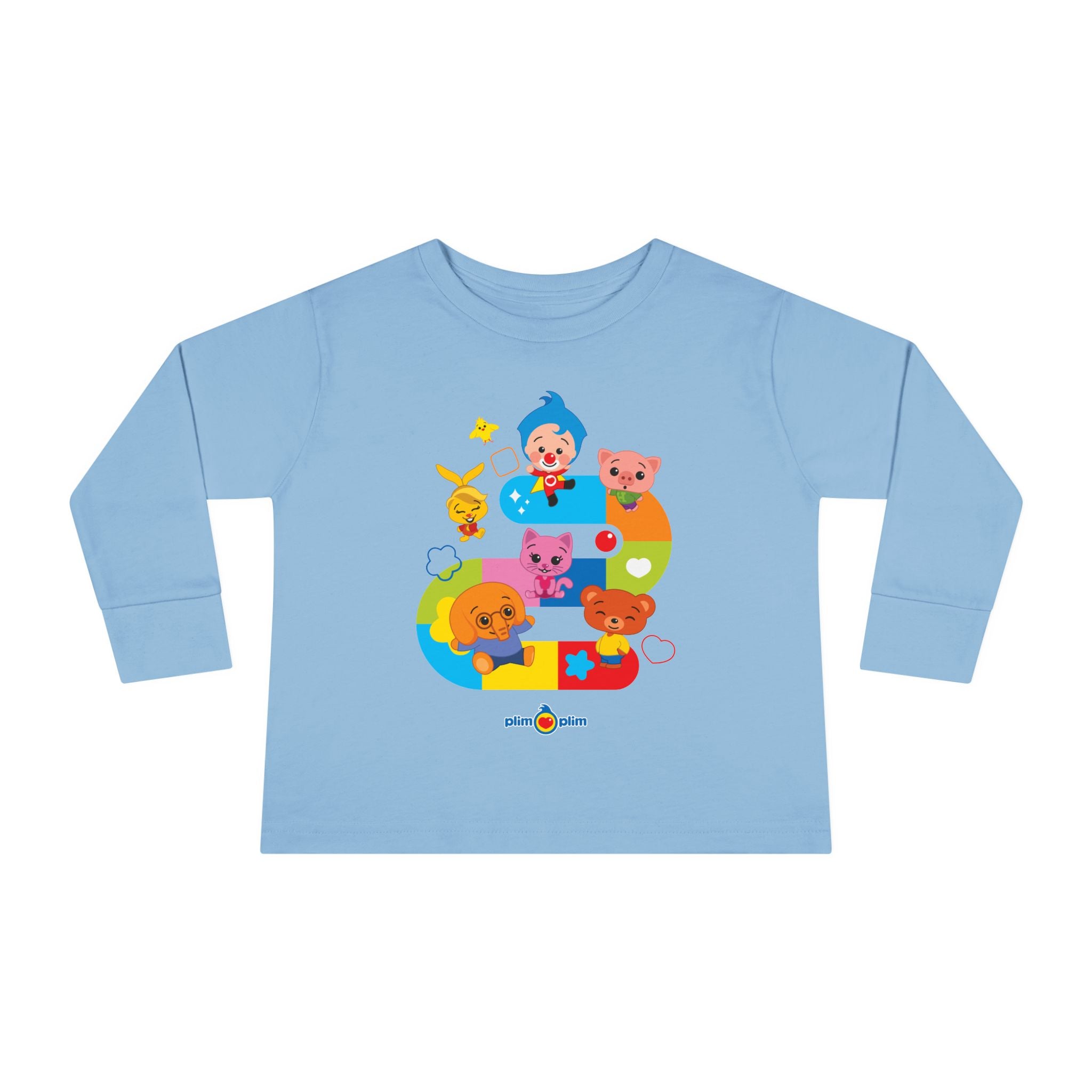 Plim Plim Camiseta Manga Larga de Niños Juego