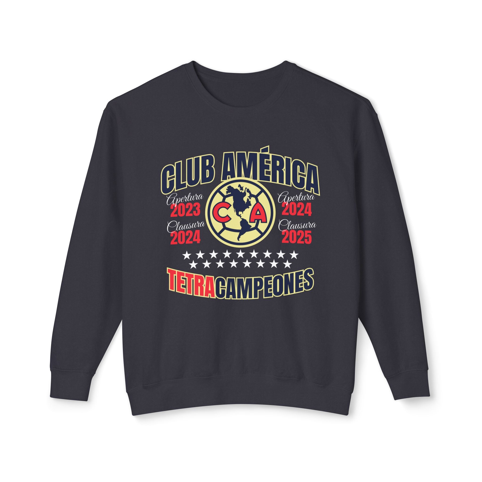 Club América — 17 four-time champion Unisex Lightweight Crewneck Sweatshirt