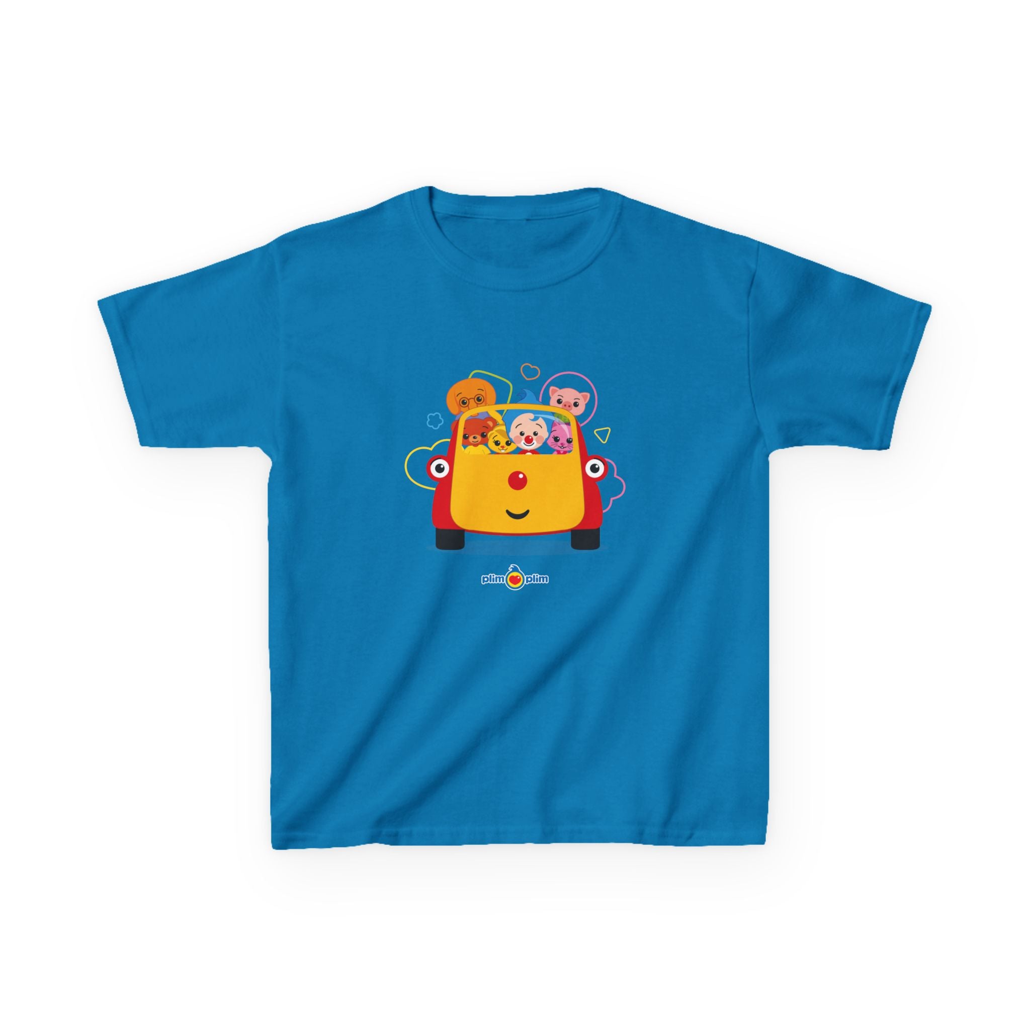 Plim Plim Camiseta para Niños de Algodón Grueso Todos con Tuni