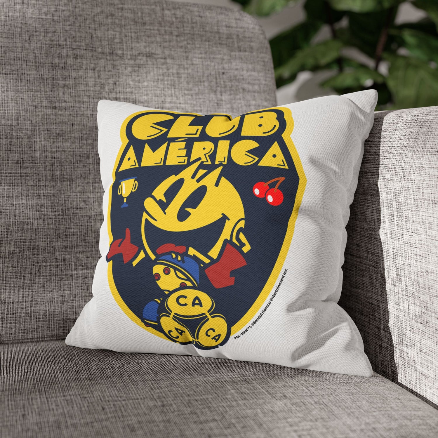 Club América x PAC-MAN - Square Pillowcase