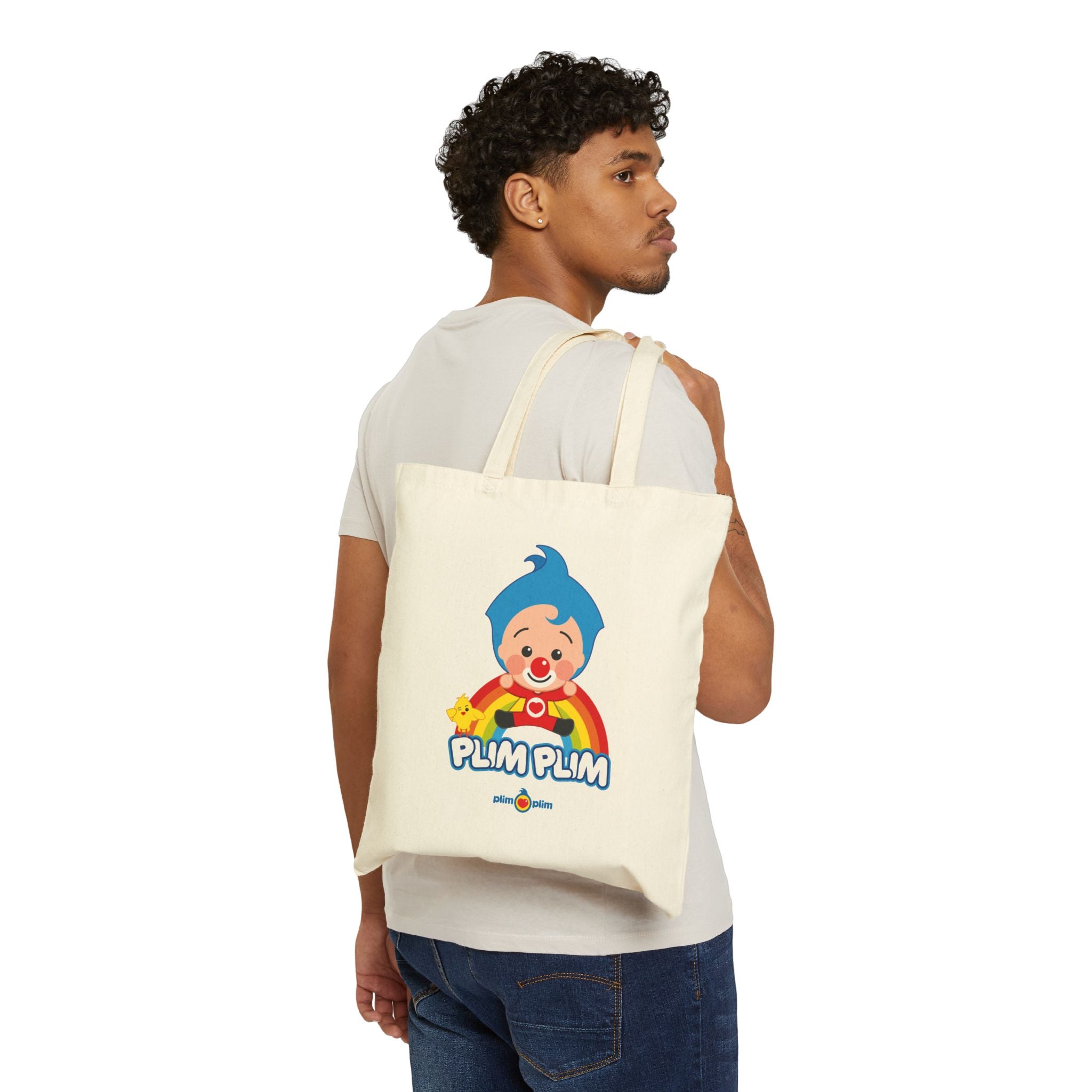 Plim Plim Cotton Canvas Tote Bag