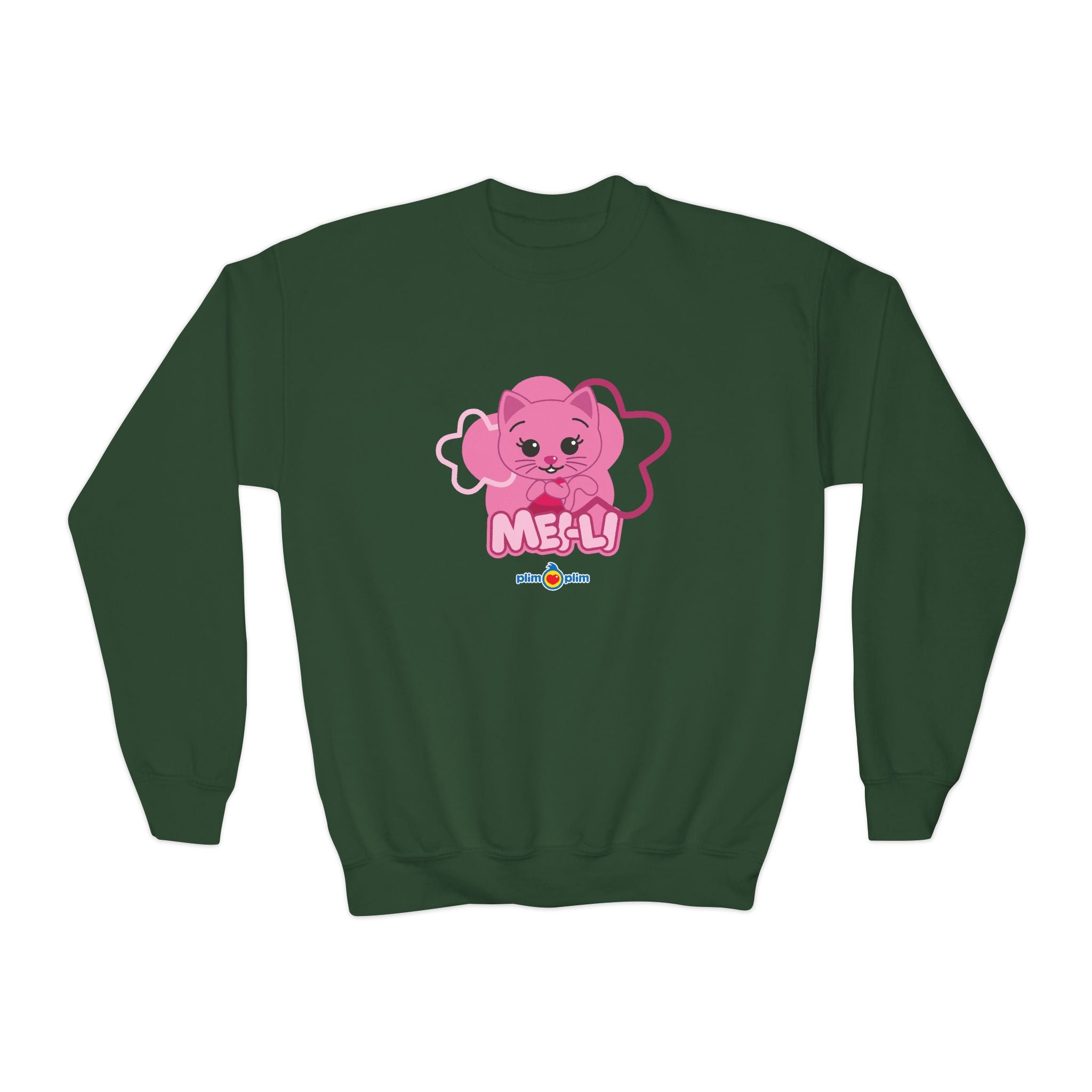 Plim Plim Sudadera Juvenil de Cuello Redondo Mei-Li