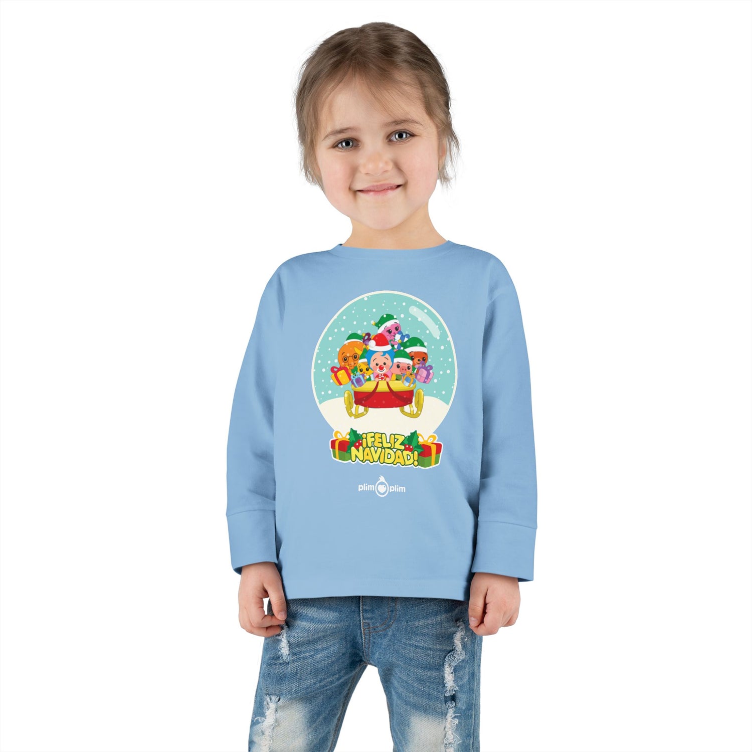 Toddler Christmas Family Long Sleeve Tee - Plim Plim Collection