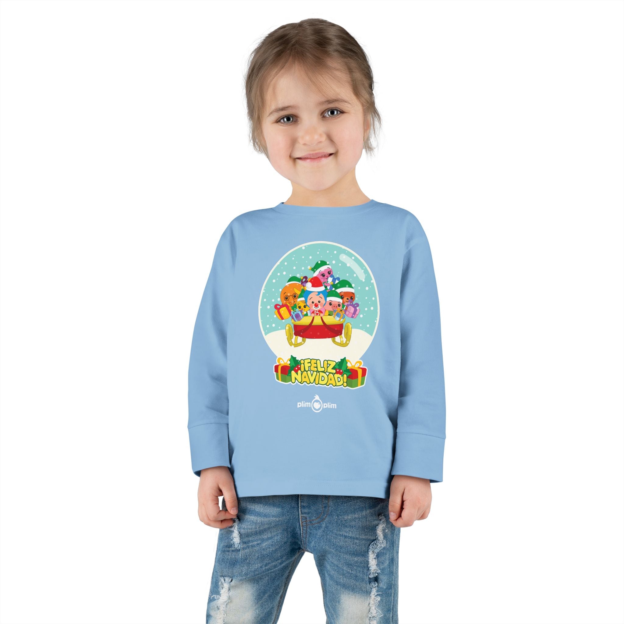 Toddler Christmas Family Long Sleeve Tee - Plim Plim Collection