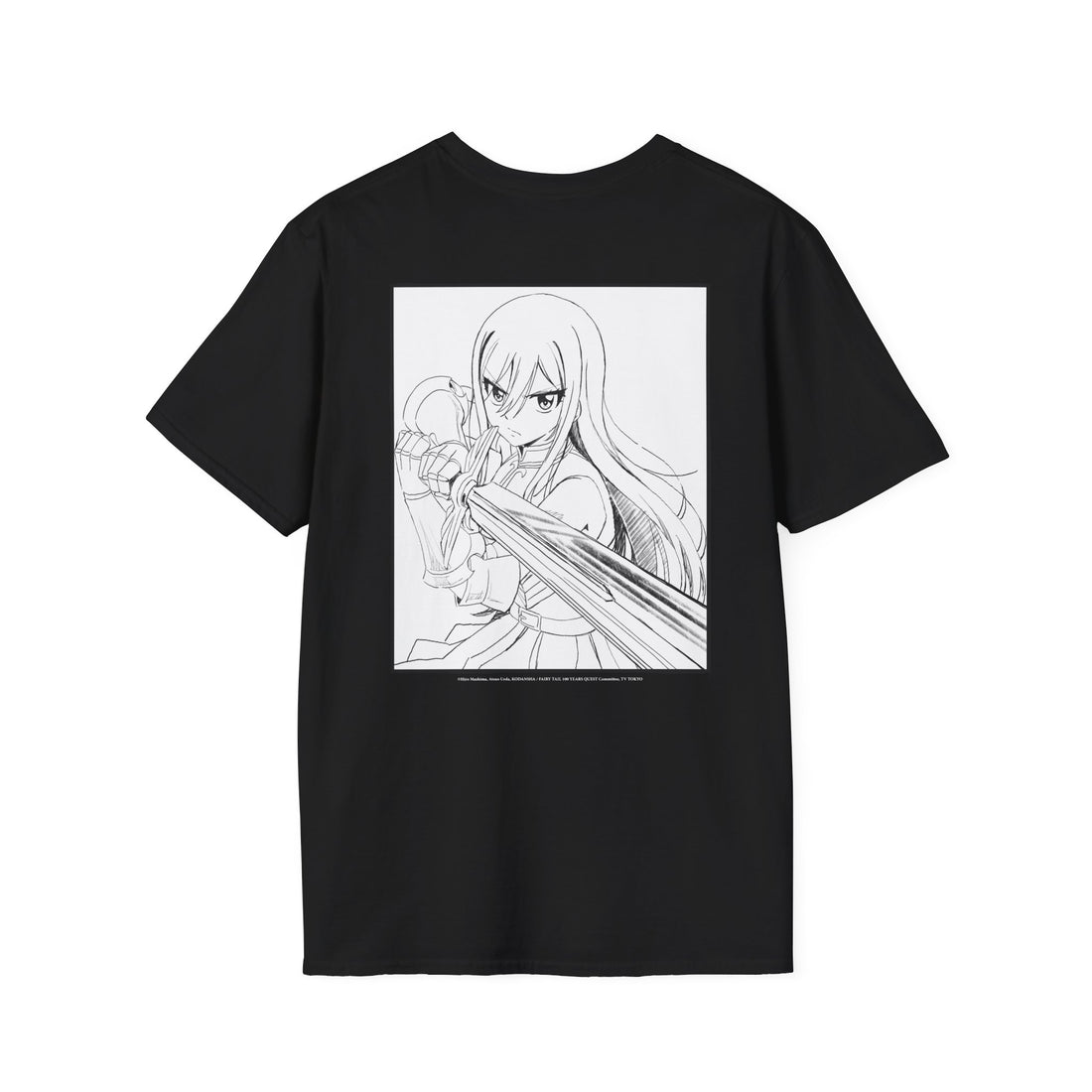 FAIRY TAIL 100 YEARS QUEST - "Erza Scarlet" T-shirt – official Fairy Tail licensed merch (view 3)