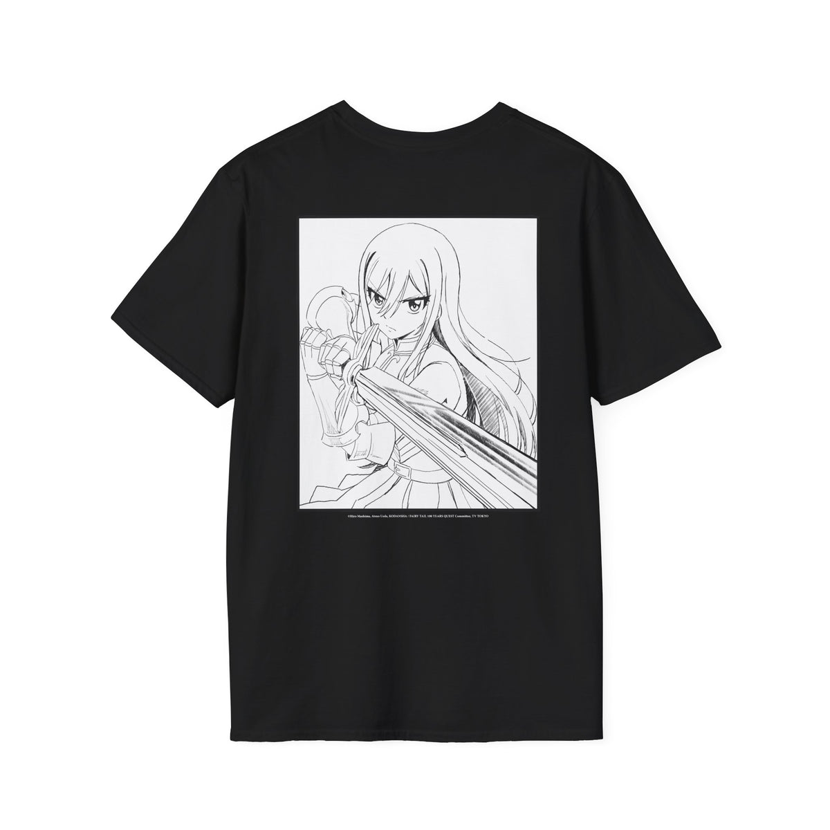 FAIRY TAIL 100 YEARS QUEST - "Erza Scarlet" T-shirt – official Fairy Tail licensed merch (view 3)