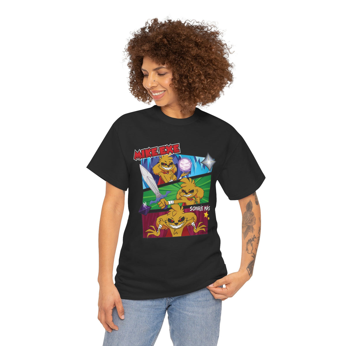 Mikecrack - Playera unisex de algodón grueso - Ropa oficial