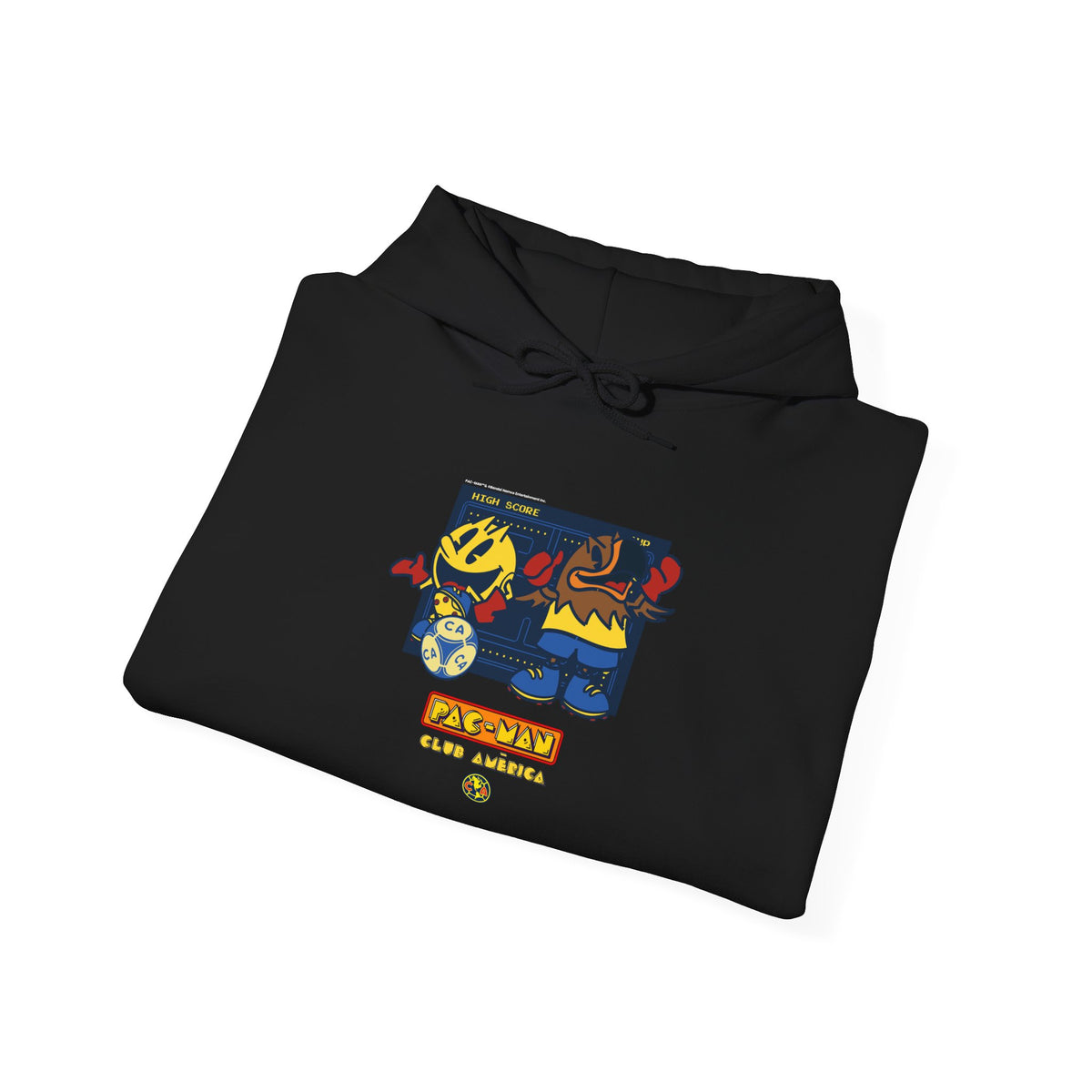 Club América x PAC-MAN - Hooded Sweatshirt – official Club América x PAC-MAN licensed merch (view 5)