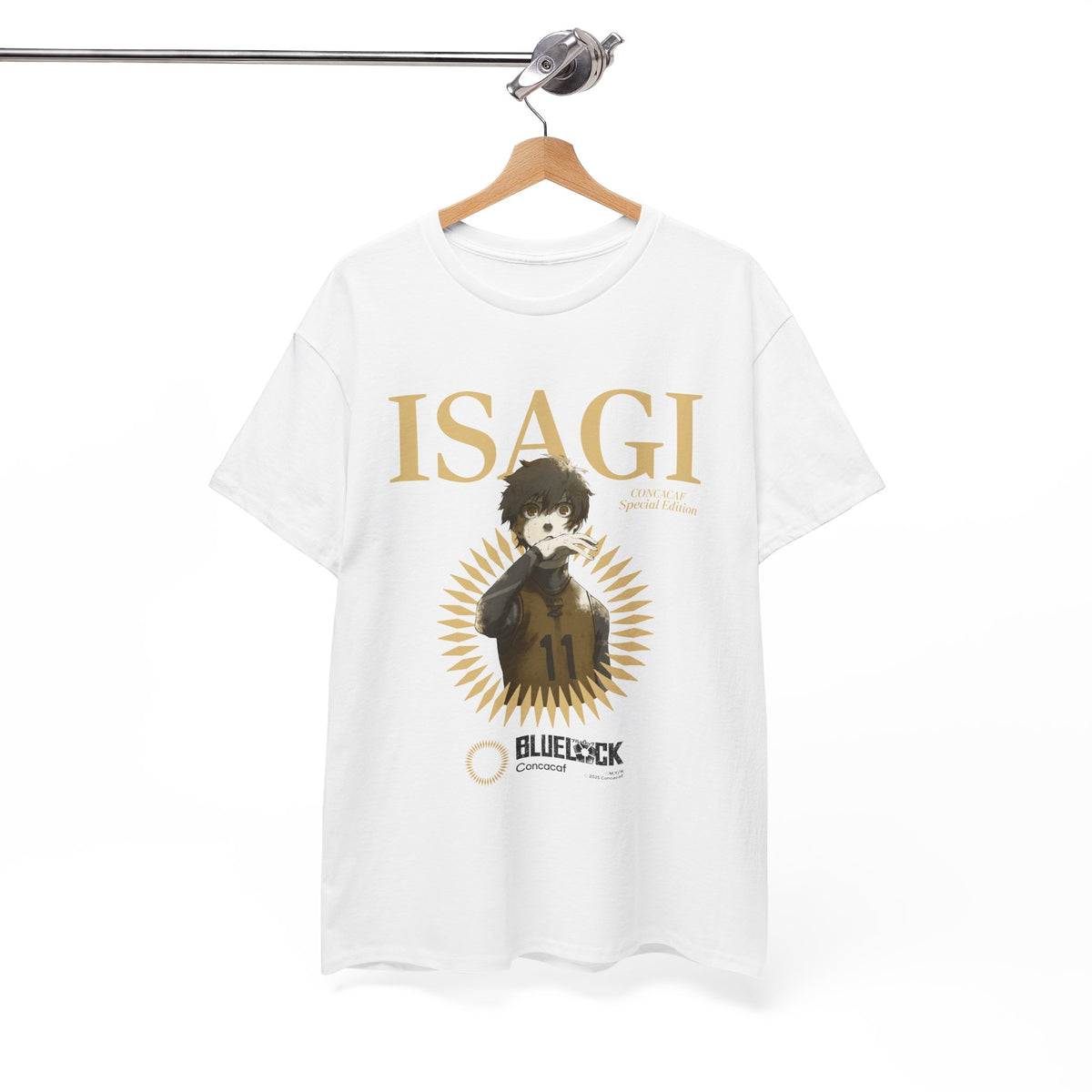 Concacaf x BLUE LOCK - GO MEXICO: Isagi by CONCACAF Kick-Off Tee – Where Soccer Meets – official Blue Lock x Concacaf licensed merch (view 4)