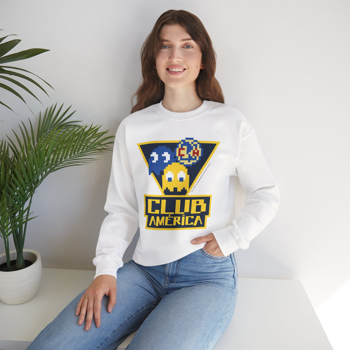 Club América x PAC-MAN - Sweatshirt – official Club América x PAC-MAN licensed merch (view 2)
