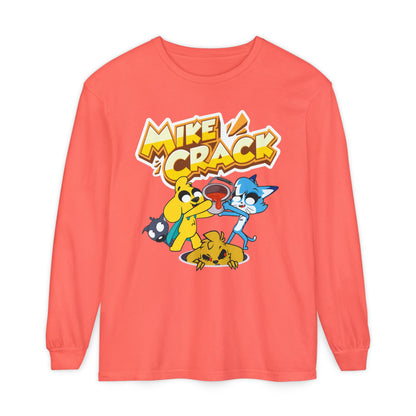 Camiseta de manga larga unisex Mikecrack 