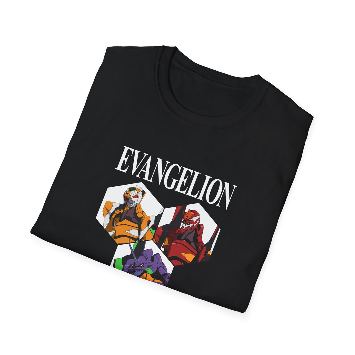 EVANGELION 2.22 - "All EVAs reunited" T-Shirt – official Evangelion licensed merch (view 2)