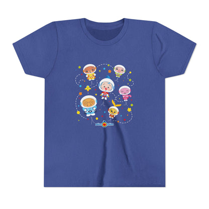 Plim Plim Camiseta Juvenil de Manga Corta Astronautas