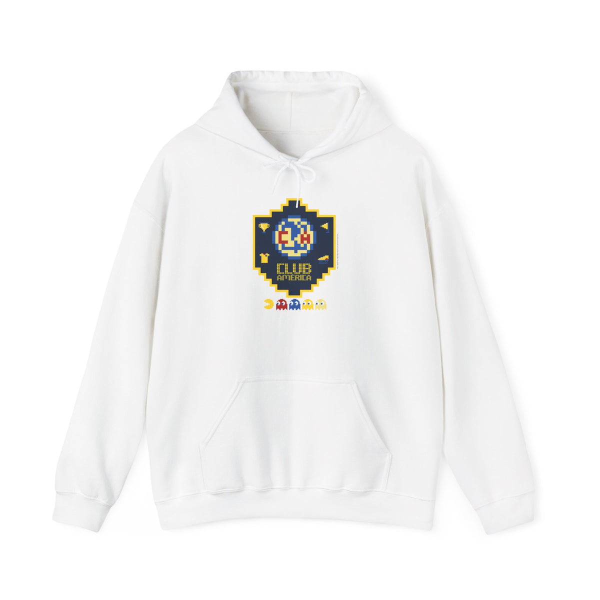 Club América x PAC-MAN - Hooded Sweatshirt – official Club América x PAC-MAN licensed merch (view 3)