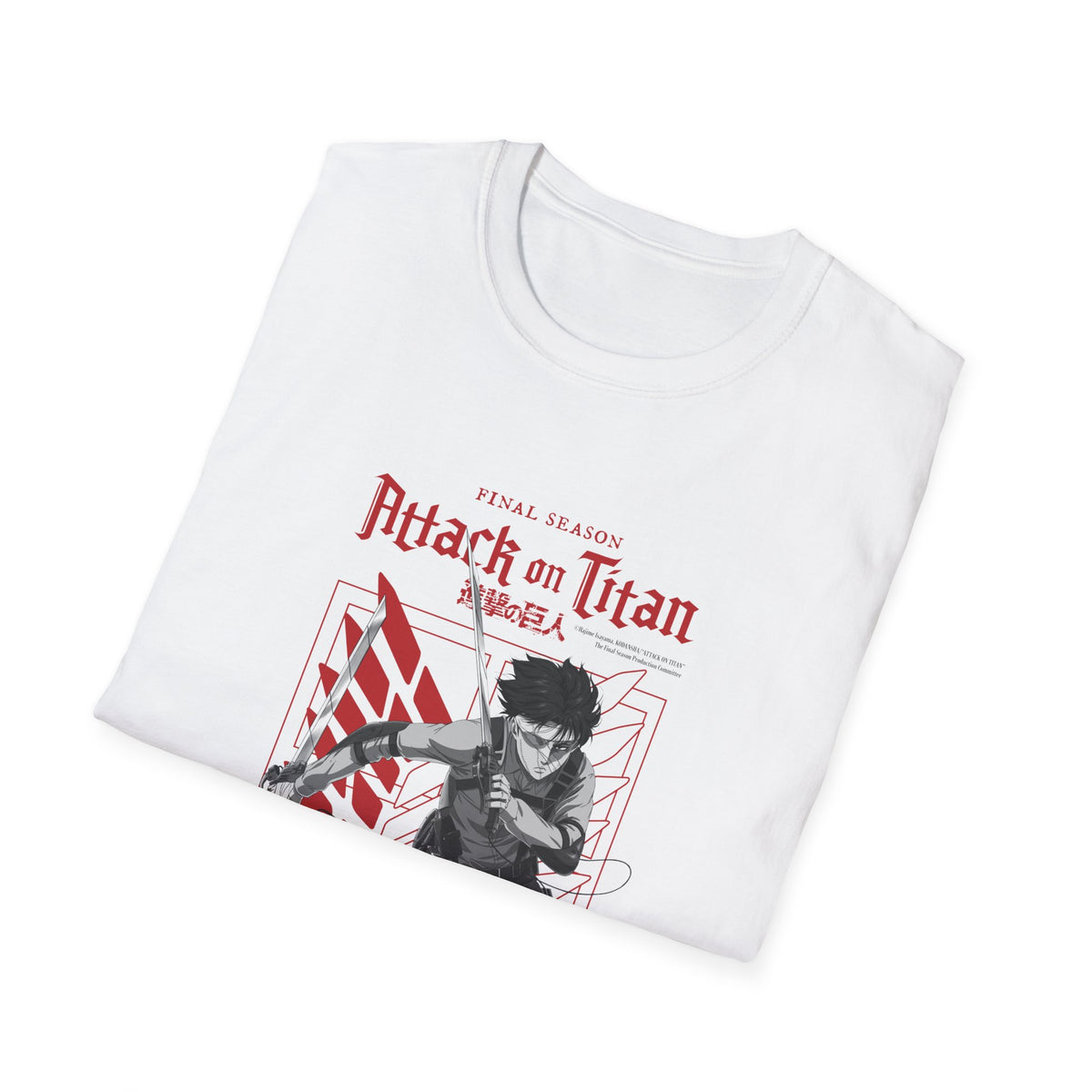 Attack on Titan Final Season - "Levi Ackerman" T-shirt – official Attack on Titan licensed merch (view 2)