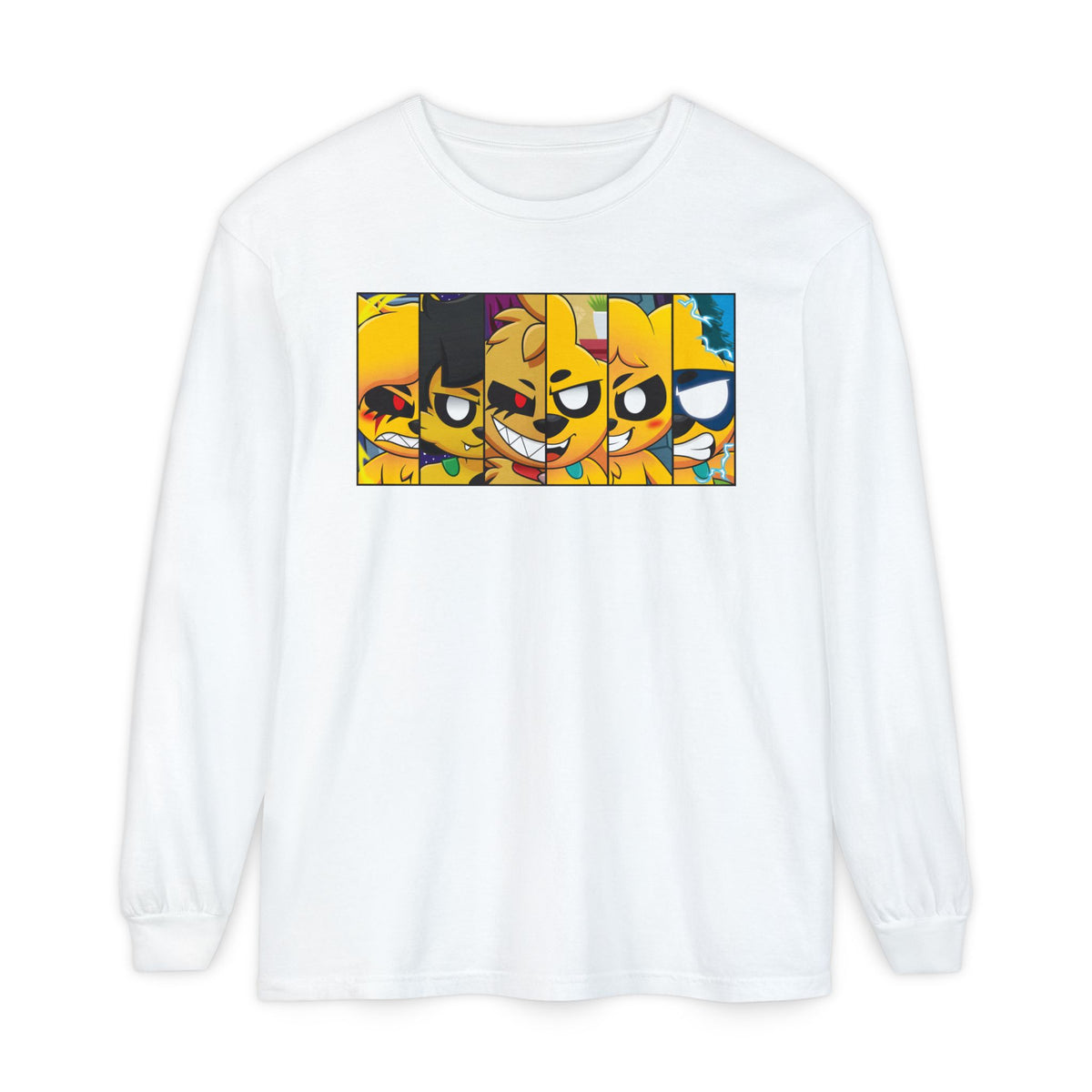 Mikecrack - Playera manga larga teñida en prenda - Ropa oficial