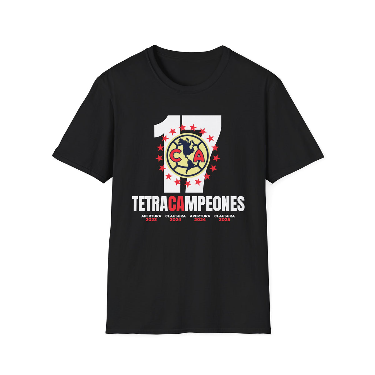 Club América Tetracampeones T-Shirt Collection – official Club América licensed merch (view 3)