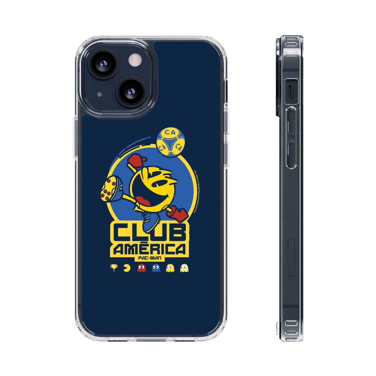 Club América x PAC-MAN – Clear Phone Case – official Club América x PAC-MAN licensed merch (view 2)