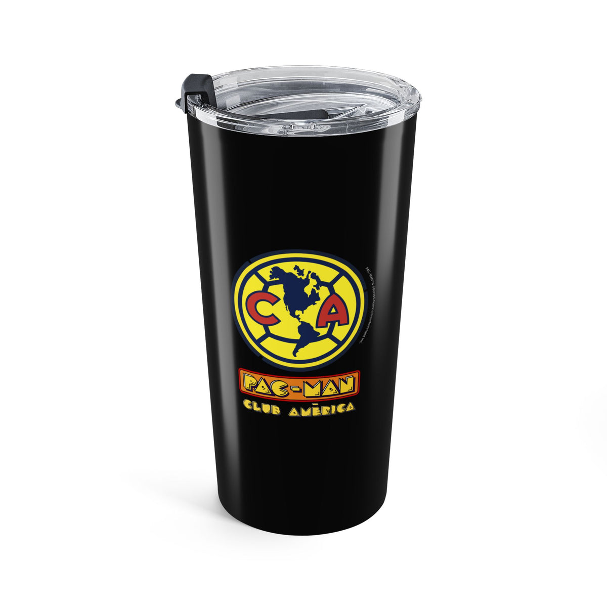 Club América x PAC-MAN Tumbler 20oz – official Club América x PAC-MAN licensed merch (view 4)