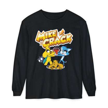 Camiseta de manga larga unisex Mikecrack 