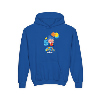 Plim Plim Sudadera de Niños con Capucha Cumple 5