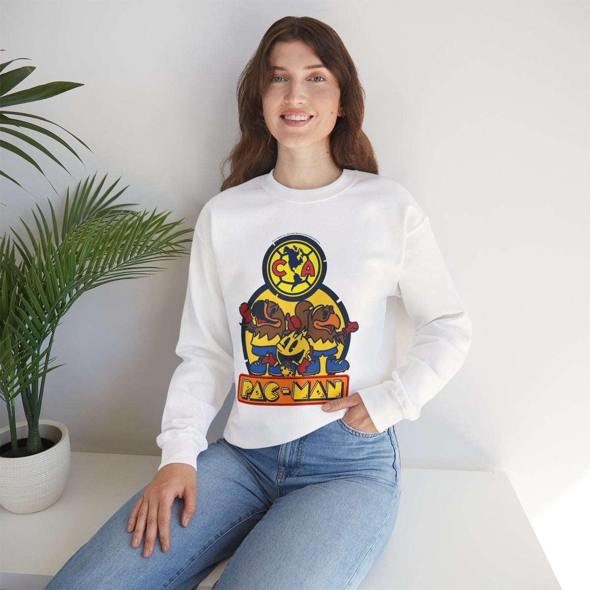 Club América x PAC-MAN - Sweatshirt – official Club América x PAC-MAN licensed merch (view 2)