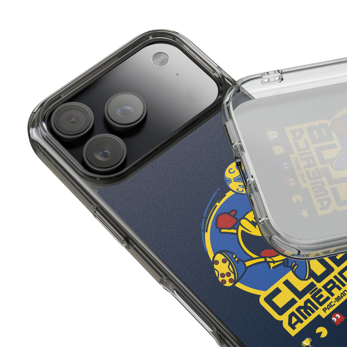 Club América x PAC-MAN – Funda transparente para celular