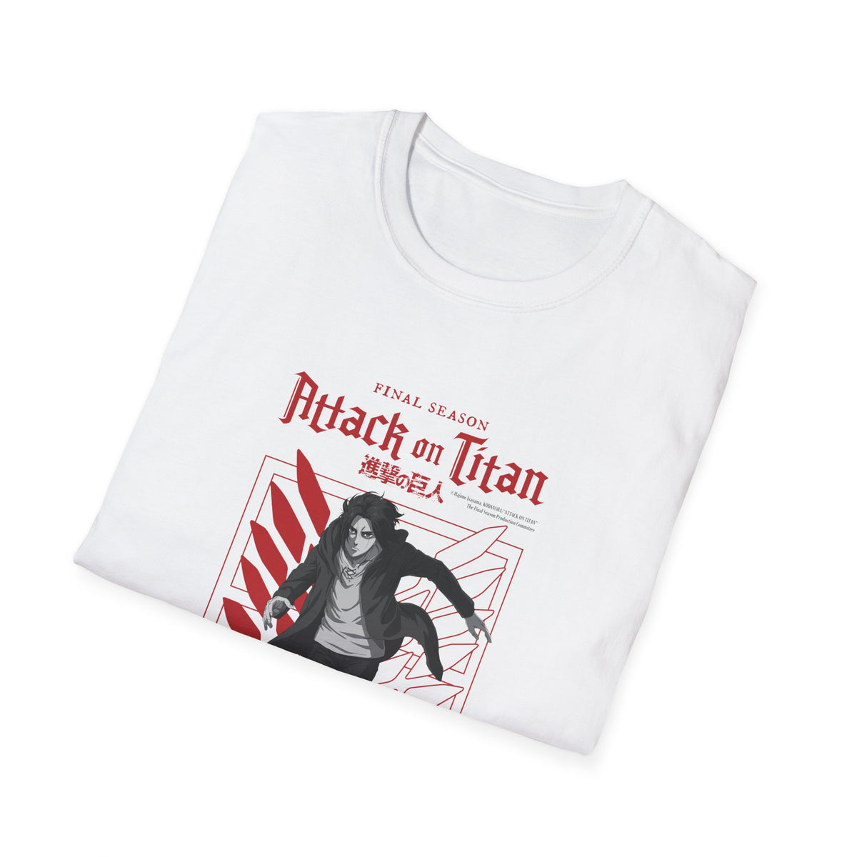 Attack on Titan Final Season - "Eren Jeager" T-shirt – official Attack on Titan licensed merch (view 2)