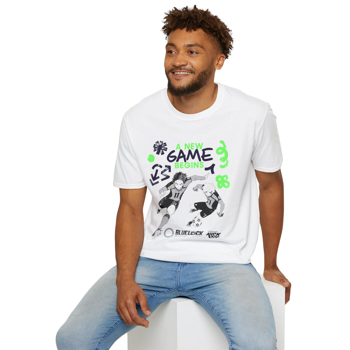BLUE LOCK x Concacaf - "Isagi & Nagi Kick Off" T-shirt – official Blue Lock x Concacaf licensed merch