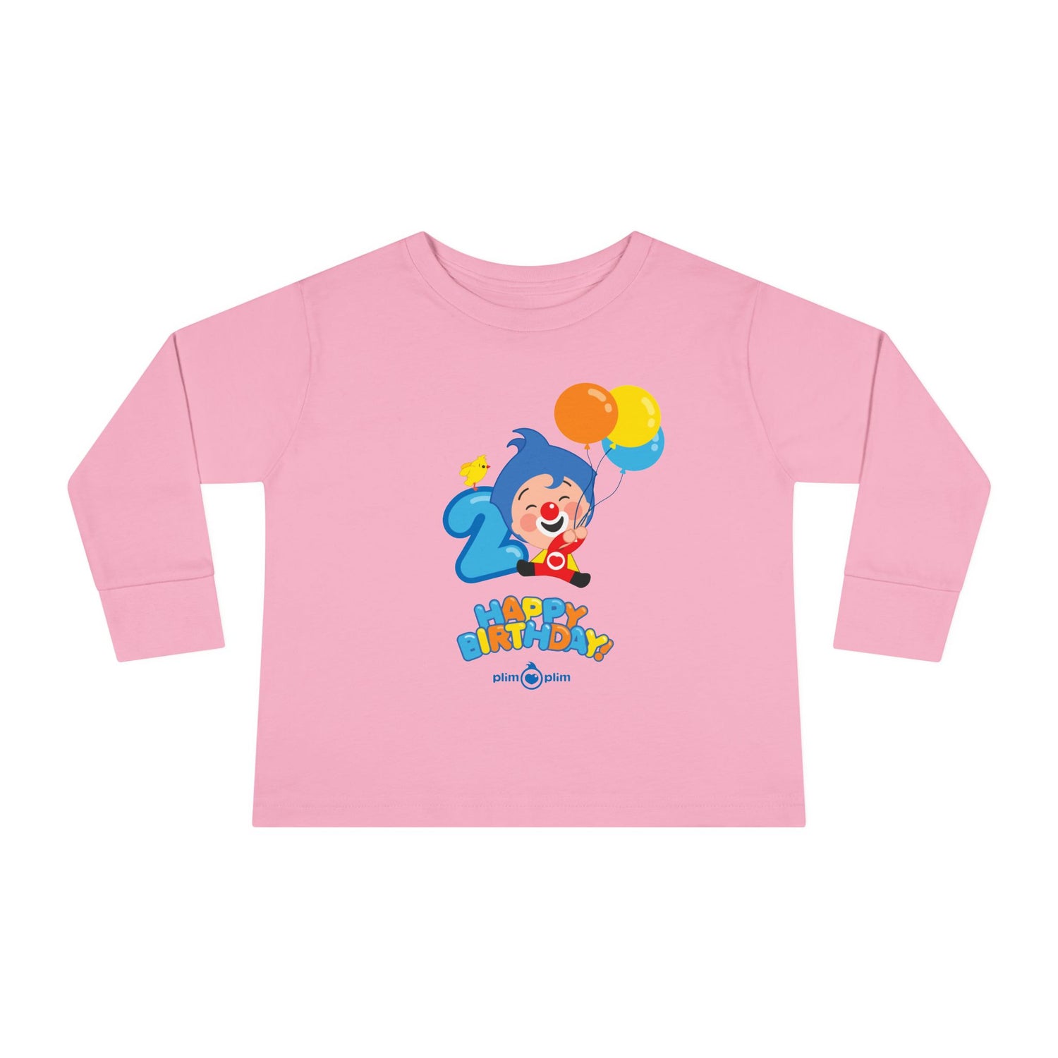 Plim Plim Camiseta Manga Larga de Niños Cumple 2
