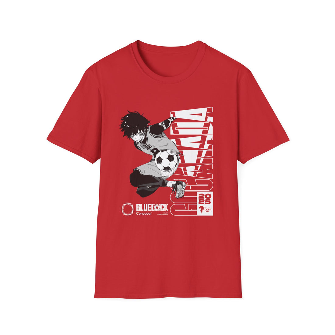 BLUE LOCK x Concacaf - "GO CANADA: Bachira in Gold Cup 2025" T-shirt – official Blue Lock x Concacaf licensed merch (view 3)