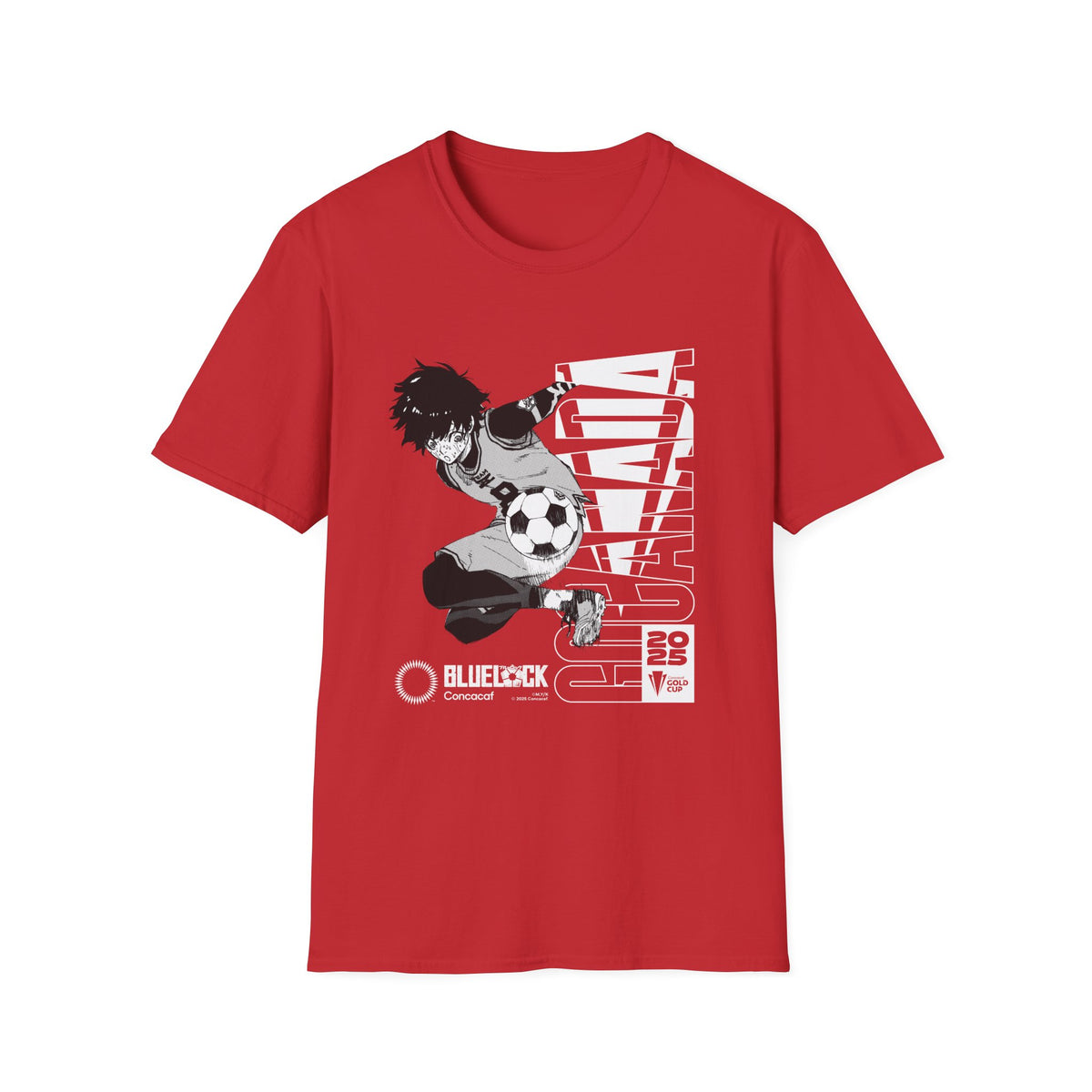 BLUE LOCK x Concacaf - "GO CANADA: Bachira in Gold Cup 2025" T-shirt – official Blue Lock x Concacaf licensed merch (view 3)