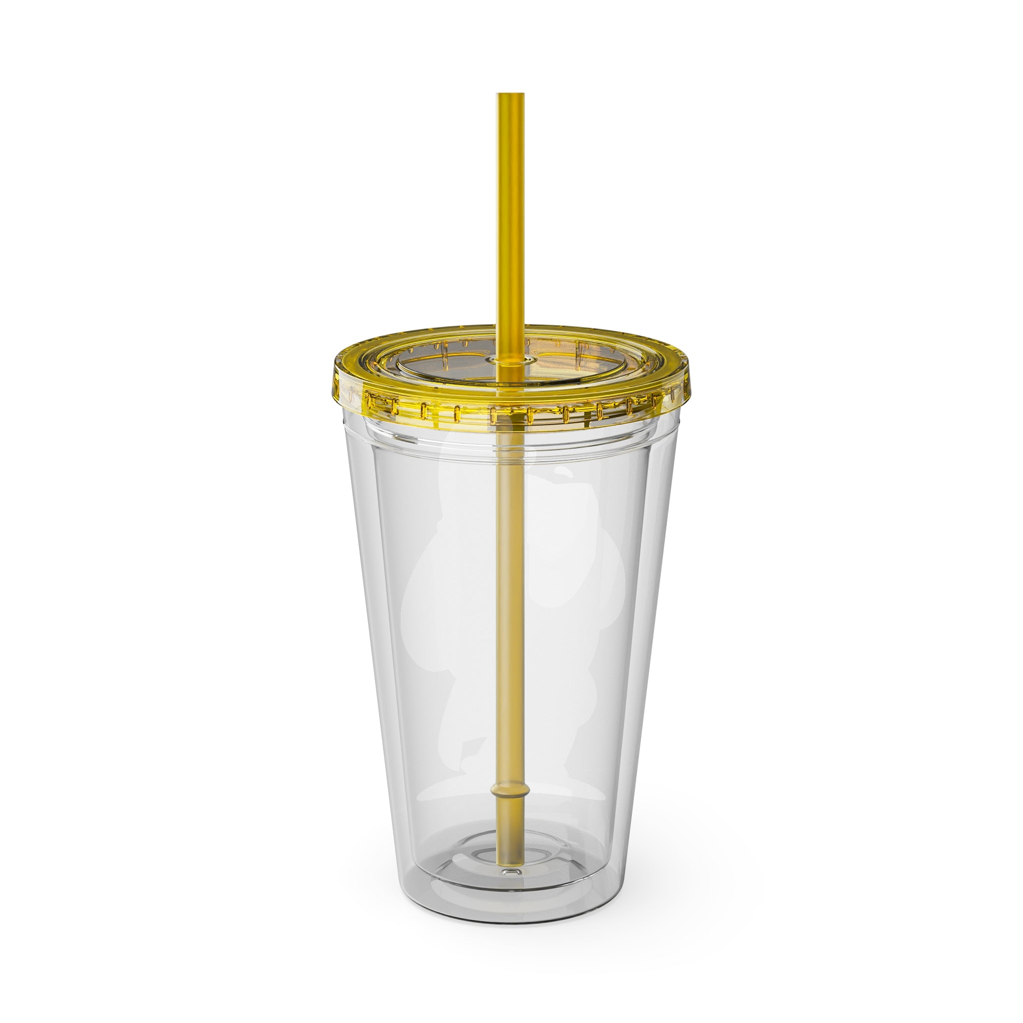 Mikecrack Acrylic Tumbler with Straw