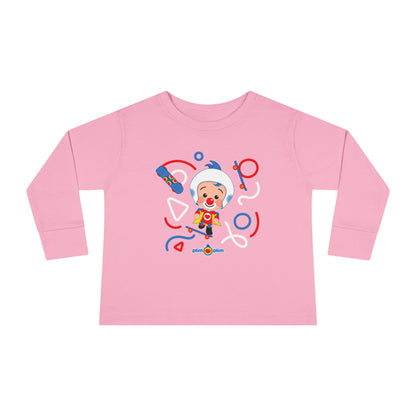 Plim Plim Camiseta Manga Larga de Niños Patineta