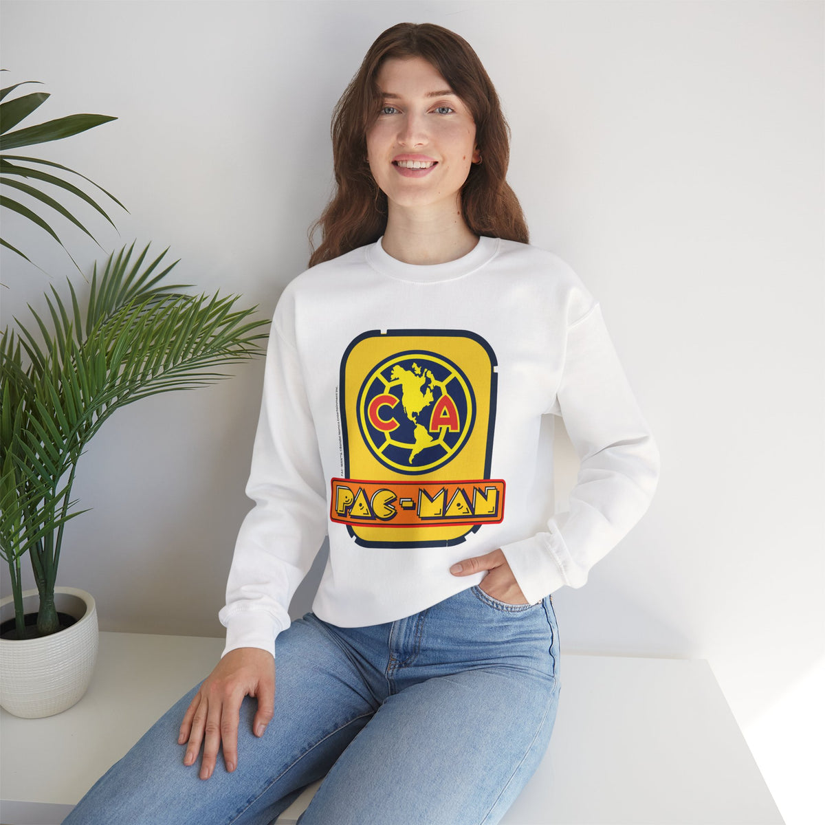 Club América x PAC-MAN - Sweatshirt – official Club América x PAC-MAN licensed merch (view 2)