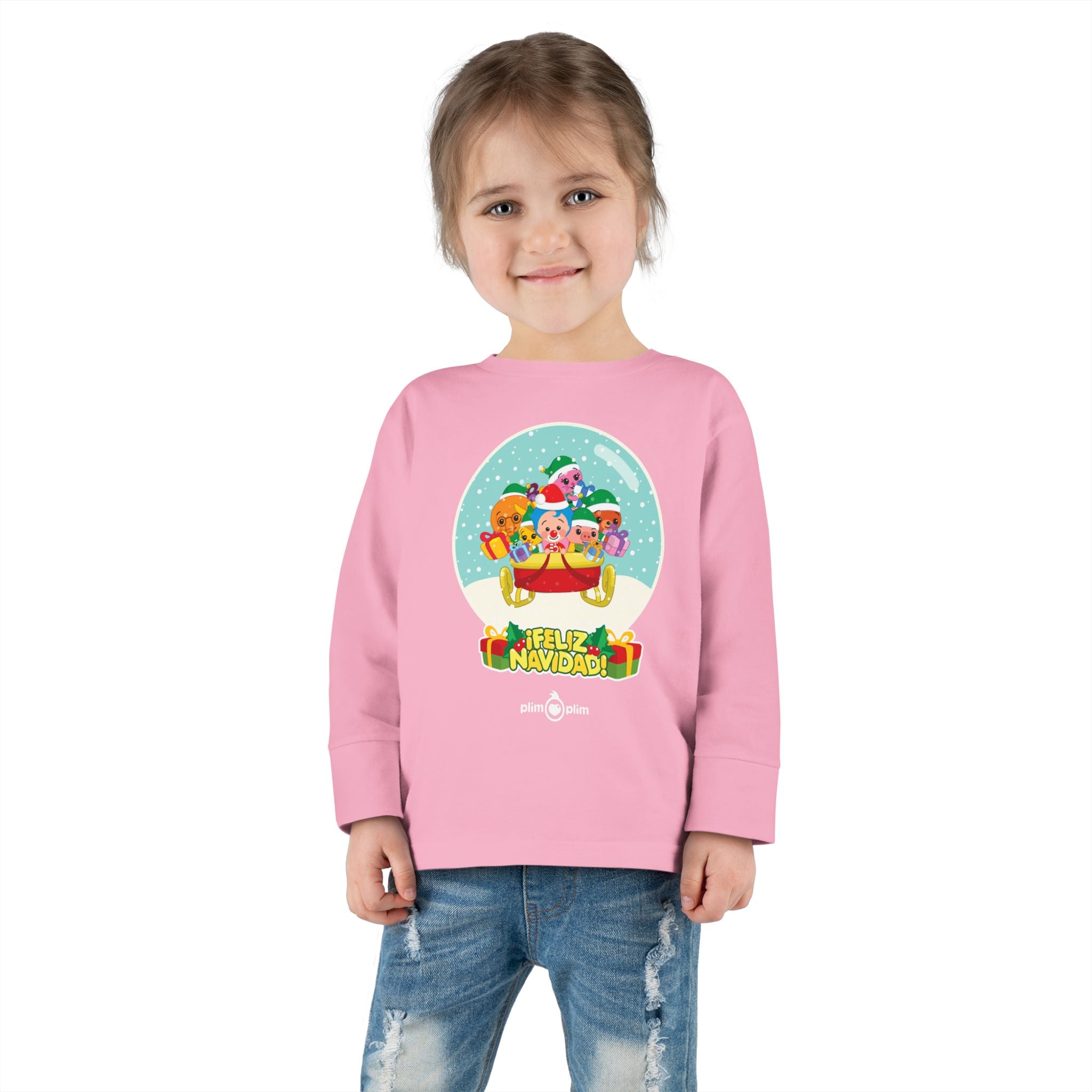 Toddler Christmas Family Long Sleeve Tee - Plim Plim Collection