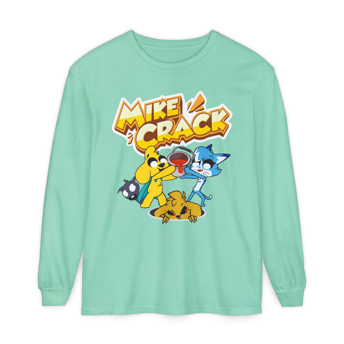 Mikecrack - Playera unisex manga larga