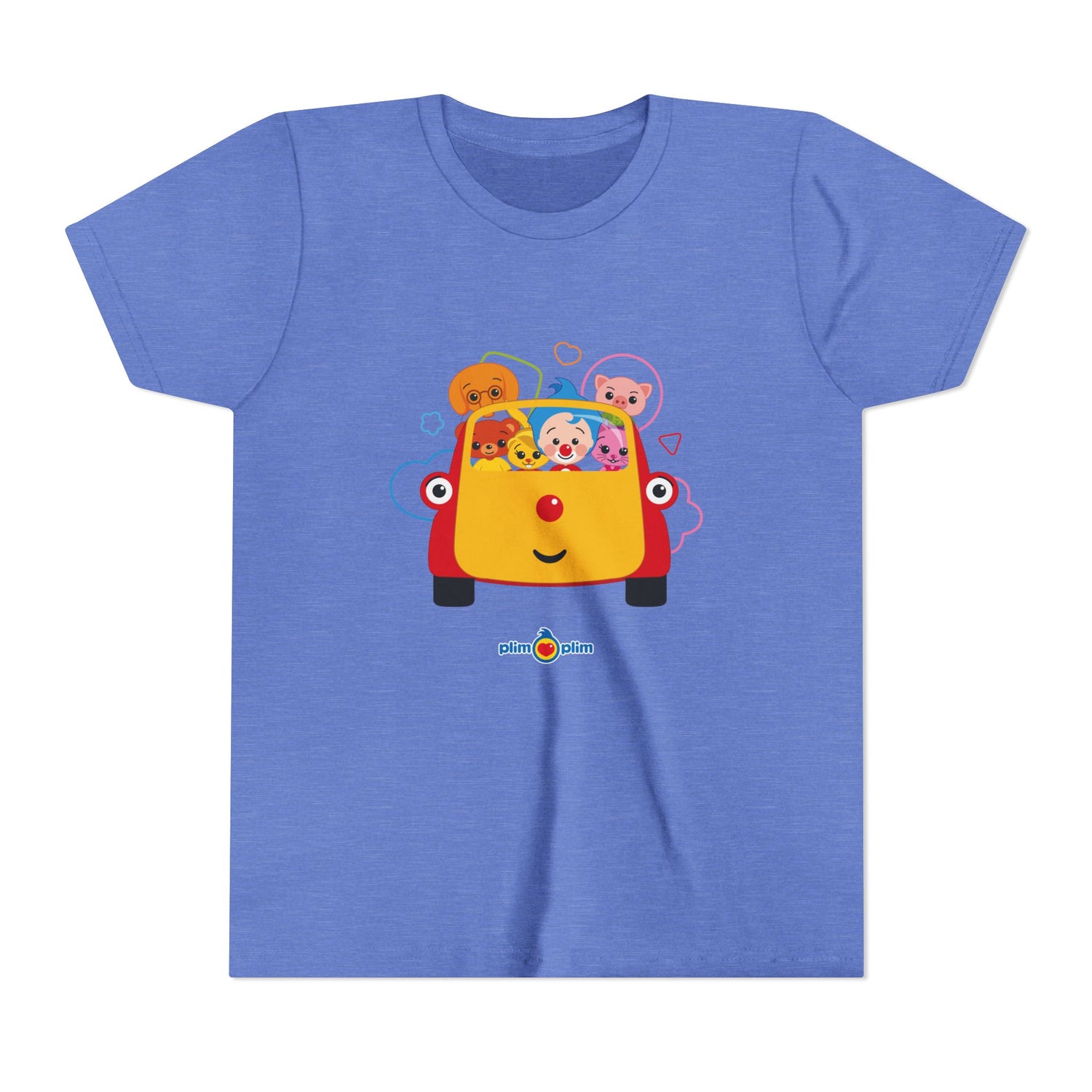 Plim Plim Camiseta Juvenil de Manga Corta Todos con Tuni