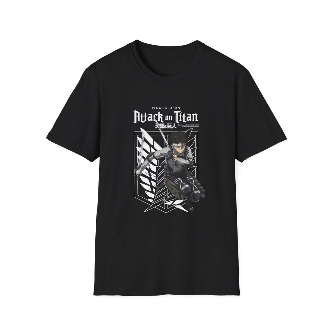 Attack on Titan Final Season - "Levi Ackerman" T-shirt – official Attack on Titan licensed merch (view 3)