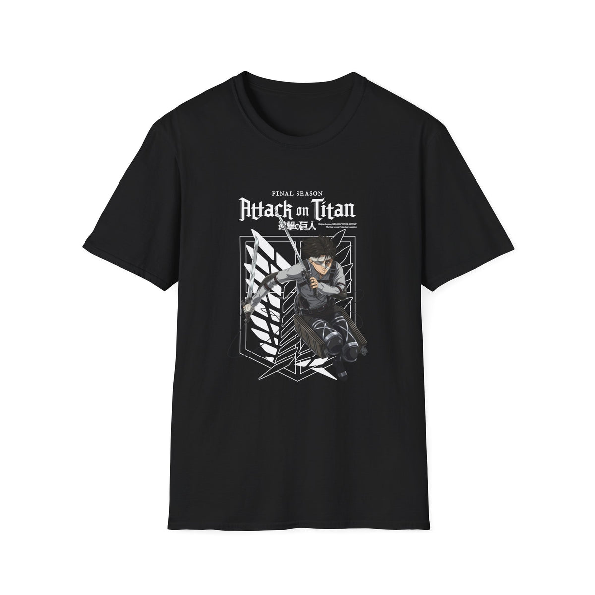 Attack on Titan Final Season - "Levi Ackerman" T-shirt – official Attack on Titan licensed merch (view 3)