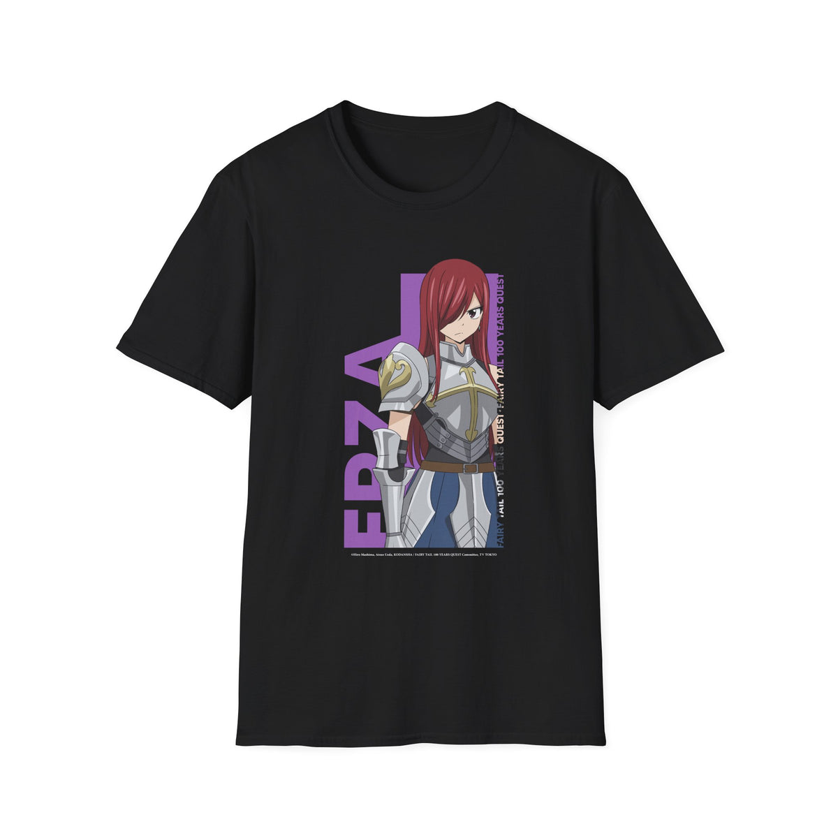 FAIRY TAIL 100 YEARS QUEST - "Erza Scarlet" T-shirt – official Fairy Tail licensed merch (view 3)