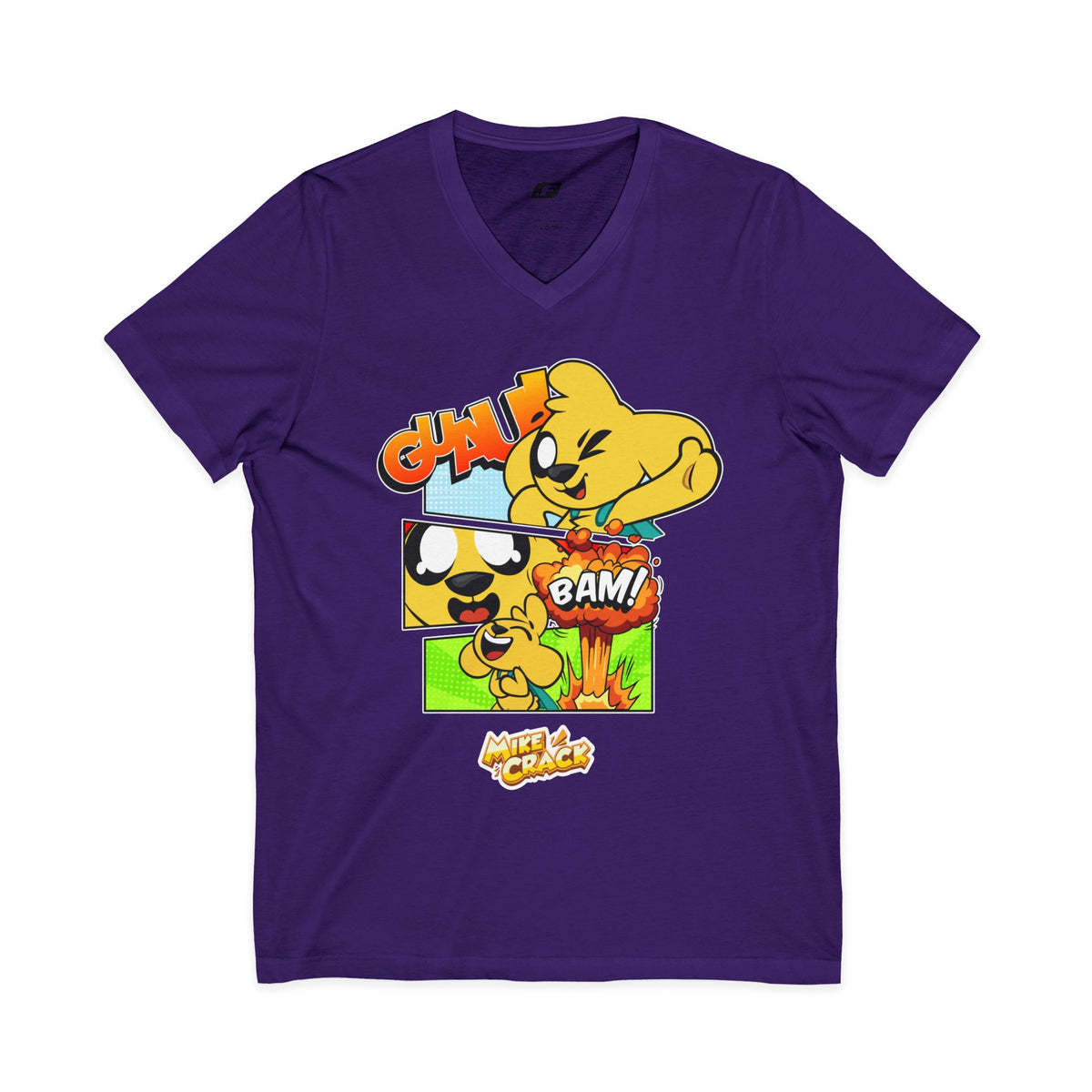Mikecrack - Playera unisex cuello V