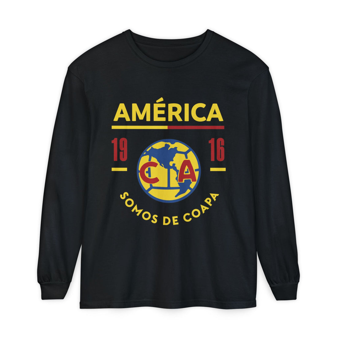 Club América Retro Long Sleeve T-Shirt - Unisex Soccer Fan Apparel
