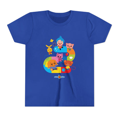 Plim Plim Camiseta Juvenil de Manga Corta Juego
