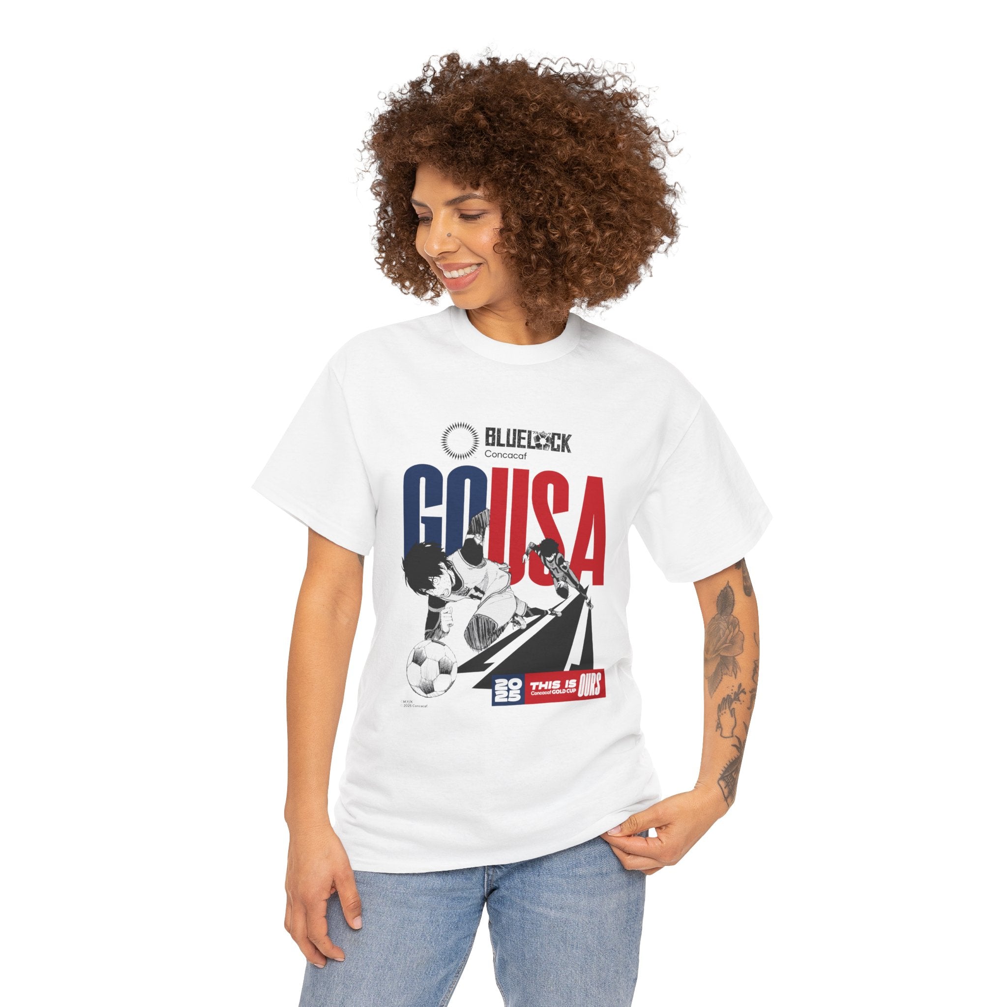 Concacaf x BLUE LOCK - GO USA: Isagi Tee – Where Soccer Meets Anime!