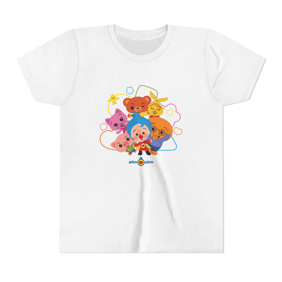 Plim Plim Camiseta Juvenil de Manga Corta Amigos